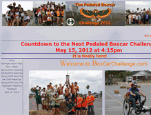 Tablet Screenshot of boxcarchallenge.com